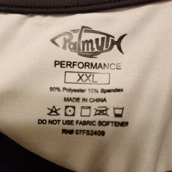 Palmyth Fishing Shirts for Men Long Sleeve UPF 50+ - 2XL -New with Tags - Picture 4 of 8